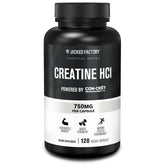 Jacked Factory Creatine HCl capsules in bottle support lean muscle growth and daily performance