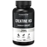 Jacked Factory Creatine HCl capsules in bottle support lean muscle growth and daily performance
