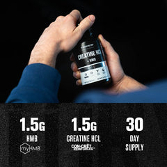 Jacked Factory Creatine HCL + HMB capsules label showcasing CON-CRET and HMB ingredients.