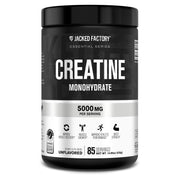 Jacked Factory creatine monohydrate powder container with 85 servings