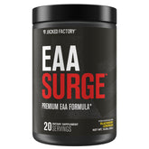 Jacked Factory EAA Surge bottle closeup, ideal for fueling intense training sessions.