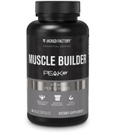 Jacked Factory Essentials Muscle Builder bottle with Peak ATP supports workout energy