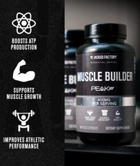 Jacked Factory Essentials Muscle Builder scoop included for convenient dosing