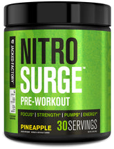 Jacked Factory Nitrosurge pineapple label signals clean energy for workouts