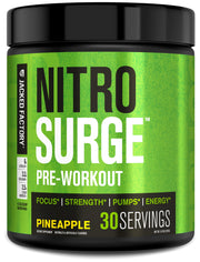 Jacked Factory Nitrosurge pineapple label signals clean energy for workouts