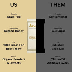 Jacob Bar Vanilla ingredient list: gluten-free, soy-free, and free from seed oils.