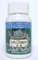 Jade Dragon Jade Screen 200 Pills bottle, teapills for a daily wellness ritual