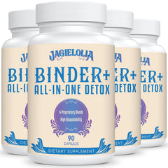 Jagielolia Detox Binder bottle and 360 vegan capsules for daily use