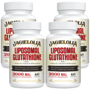 Jagielolia Liposomal Glutathione 2000mg bottle with enhanced absorption potential.