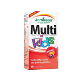 Jamieson Kids Multivitamin chewable tabs pack supports daily growth for kids.