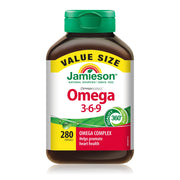 Jamieson Omega 3-6-9 softgels bottle front for omega wellness