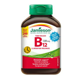 Jamieson Timed Release Vitamin B12 1200 mcg bottle front supports steady daily energy