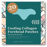 Jane Vine forehead patches pack open, hydrating and cooling.