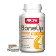 Jarrow Formulas Bone-Up bottle label highlighting StimuCal MCHA for bone support