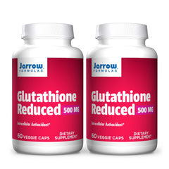 Jarrow Formulas Glutathione Reduced bottle front for daily use.