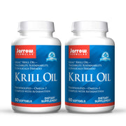 Jarrow Formulas Krill Oil bottle front showing label for potential lipid management