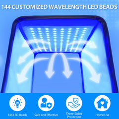 Biliblanket LED panel with 144 blue lights for therapy