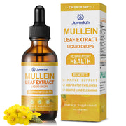 Javeriah Mullein Drops bottle showing premium respiratory blend