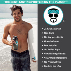 Jay Robb Whey Protein Strawberry nutrition panel visible on label