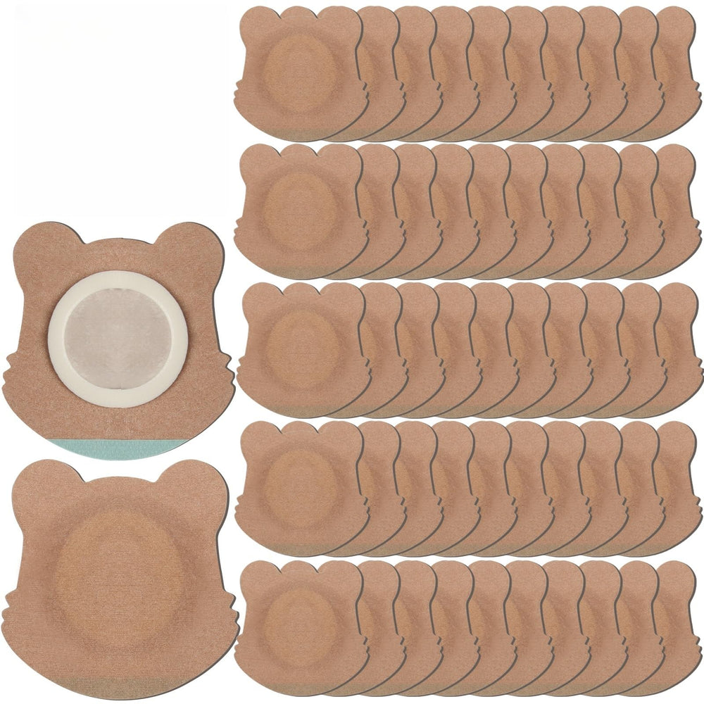 JayruiMice castor oil patches bear shape packaging shows ready-to-use self-care solution