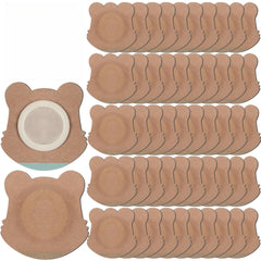 JayruiMice castor oil patches bear shape packaging shows ready-to-use self-care solution