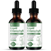 JB Wellness Co liquid chlorophyll drops bottle supports daily greens intake.