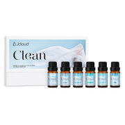 JCLOUD essential oils for laundry set with long-lasting fresh linen scent.