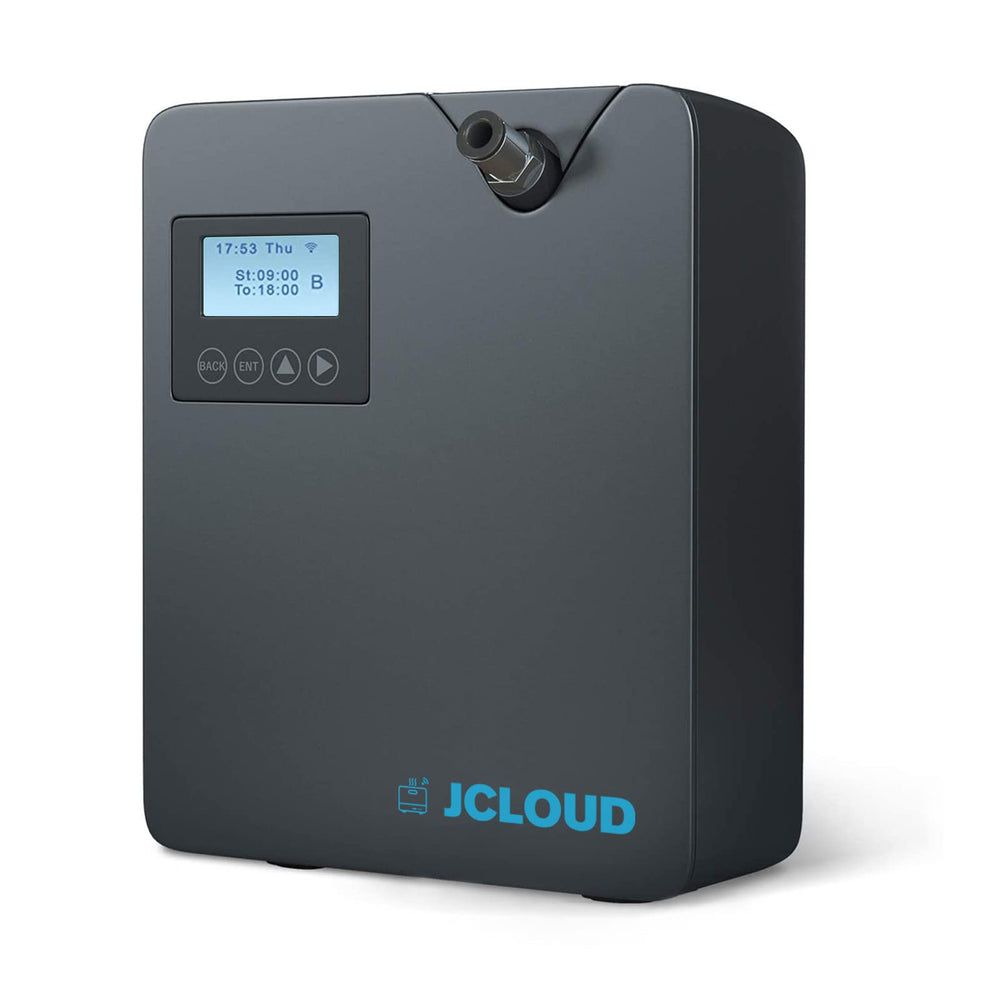 JCLOUD Smart Scent Air Machine diffuser front view, showcasing modern design and quiet performance.