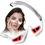 JCOTTON under-eye red light therapy glasses soothe tired eyes after long screen time