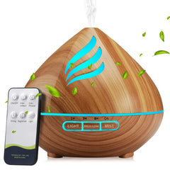 JcrAsZZF diffuser with remote control enables easy aroma setup across the room.