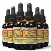 J.CROW'S Lugol's 2% bottle for precise dosing of drops.