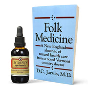 J.CROW'S Lugol's 2% iodine solution bottle for precise daily dosing.