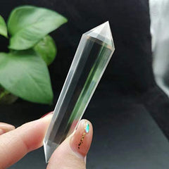 jdflying clear quartz double terminated wand for versatile use