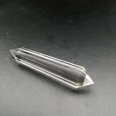jdflying Vogel crystal point with 12 facets for mindful energy
