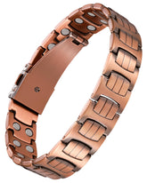 Jecanori 2X-strength copper bracelet close-up showing durable build and magnetic field