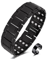 Jecanori 3X strength copper magnetic bracelet close-up showing durable magnetism for daily wear