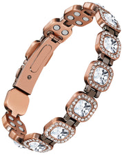 Jecanori copper bracelet with 3800 Gauss magnets for daily wear and comfort.