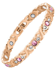 Jecanori magnetic bracelet for women with 3500 Gauss magnets for wrist comfort