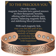 Jecanori magnetic copper bracelet for men with tree of life design adds timeless style