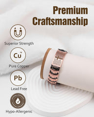 Jecanori polished copper surface shows smooth skin feel and lasting shine.