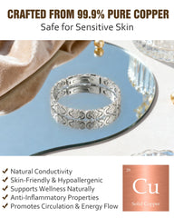 Premium fold-over clasp close-up highlights secure, easy fastening.