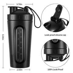 Jeedoo shaker featuring a durable stainless steel body for long-lasting use.