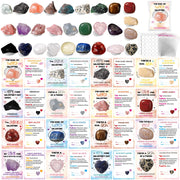 JellyArch Valentine crystals and heart gems displayed for gift exchange
