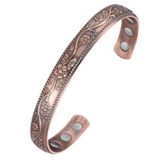 Jeracol Pure Copper Bracelet for Women on wrist with magnets offering daily comfort