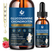 JIANKYTZ glucosamine chondroitin MSM drops bottle signals bone support in daily routine