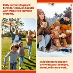 Immune‑support gummies featuring elderberry and echinacea for seasonal resilience
