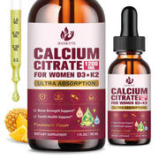 JIANKYTZ Calcium Citrate Drops bottle for convenient bone and teeth support.
