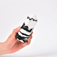 JIC Gem six faceted crystal wand suitable for Reiki and chakra work
