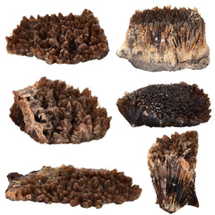 JIC Gem amber calcite cluster close up reveals honey hues for calming ambiance.