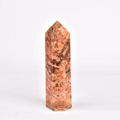 JIC Gem blue apatite symbiotic wand face promotes calm energy during meditation